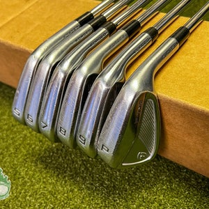 Used RH 2020 TaylorMade P-7MC Forged Irons 45-PW Tour Lite Stiff Steel Golf Set