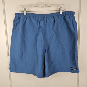 Patagonia Baggies Shorts Mens XL Blue Swim Trunks Hiking Mesh Lined Swimwear