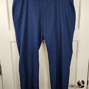 Under Armour Golf Pants Mens 36/32 Navy Blue Stretch Performance Chino