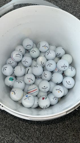 34 AAAA Callaway Used Golf Balls (Near Mint). Warbirds, Supersofts, 3 Stripes