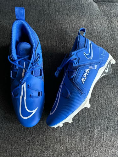 Nike Alpha Menace Pro 3 Mid “Royal Blue” Football Cleats Size 12