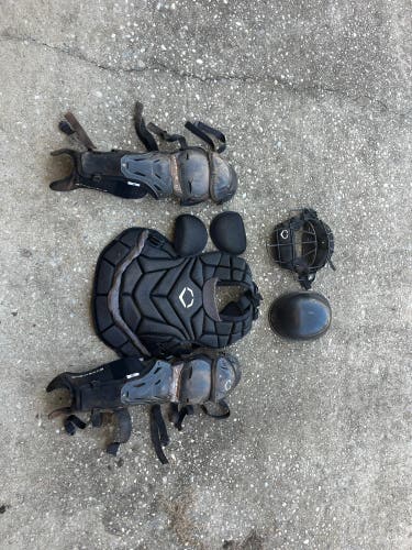 Evoshield Catchers Gear With 2 Piece Mask