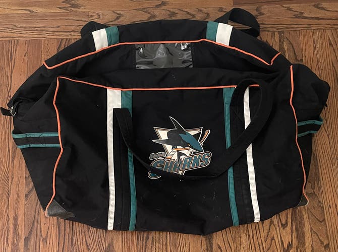 Used JRZ San Jose Sharks Pro Stock Player Bag Bag