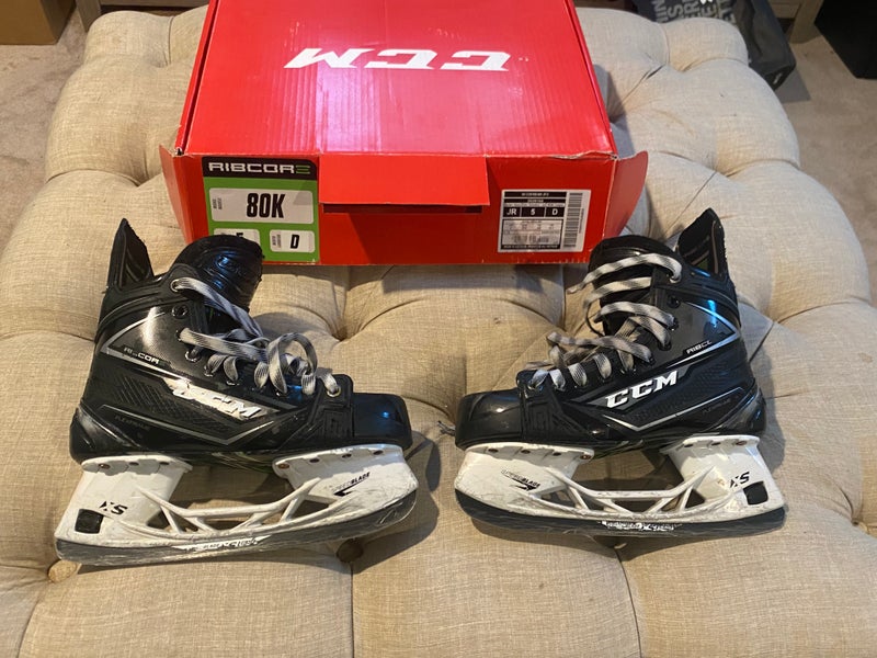 Used Size 5 Jr. CCM RibCor 80K Hockey Skates Regular Width