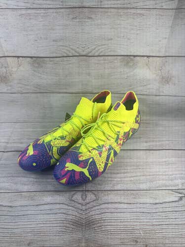 Men Size 12 Multicolor Puma Future Ultimate Energy FG/AG Soccer Cleats 107546-01