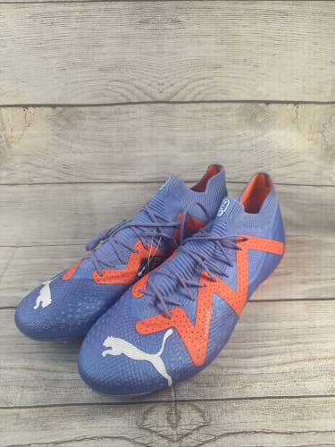 PUMA Future Ultimate FG/AG Blue Orange 107165-01 Men's Football Cleats