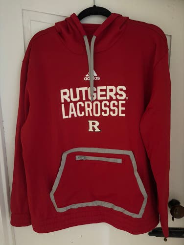Men’s Adidas Aeroready Rutgers Lacrosse Sweatshirt
