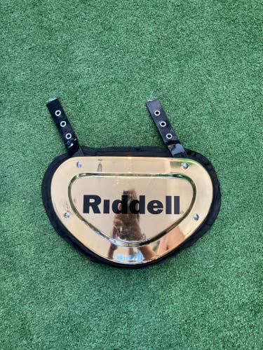 Used Riddell Football Universal Gold Back Plate