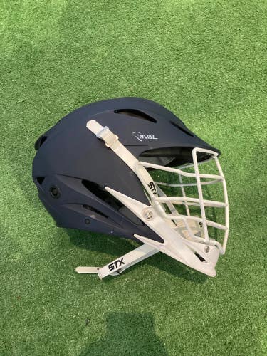 Blue Used Adult STX Rival Helmet