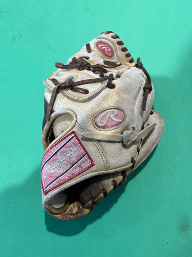 Brown Used Rawlings Gold Glove Elite Right Hand Throw Baseball Glove 11.5"