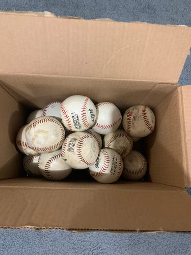 20 Plastic Practice Baseballs