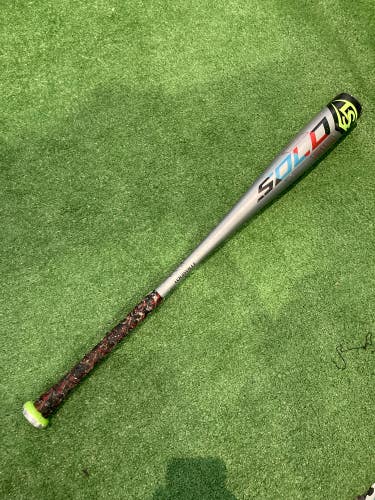 Used Kid Pitch (9YO-13YO) 2019 Louisville Slugger Solo 619 Bat USABat Certified (-11) Alloy 21 oz 32