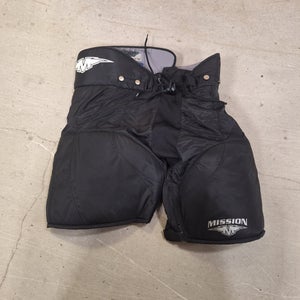Black Used Senior Large Mission M-2 Hockey Pants