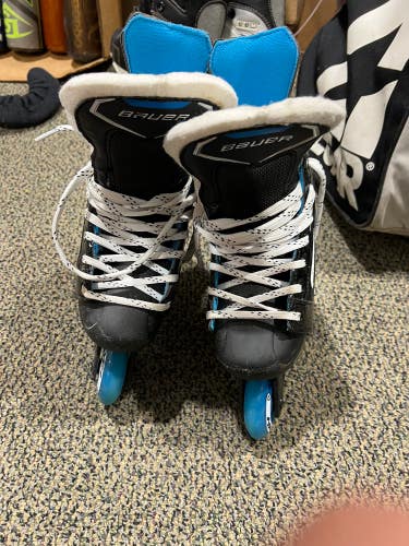 Used Youth Bauer Inline Skates Regular Width Size 11