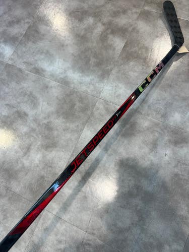 Used Junior CCM Jetspeed FT7 Pro Hockey Stick Left Hand P29