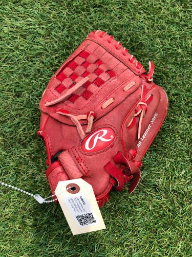 Used Kid Pitch (9YO-13YO) Rawlings Highlight Series Right Hand Throw Pitcher's Baseball Glove 10.5"