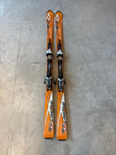 Used Men's Volkl AC Unlimited 177 cm All Mountain Skis With Bindings Max Din 11