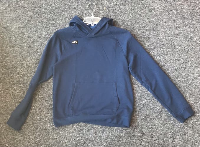 True Terry Hoodie Navy YTH LARGE