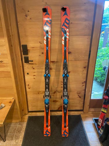 Used Unisex Atomic 175 cm Racing Redster Doubledeck 3.0 XT Skis With Bindings Max Din 12