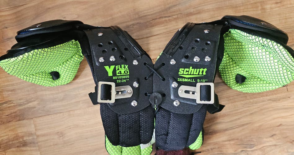 Used Youth Schutt Y Flex 4.0 Youth Shoulder Pads