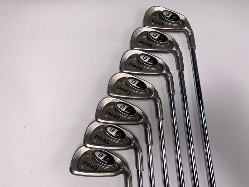 Ping i3 + Iron Set 2-9 White Dot 3* Up True Temper Regular No 8 iron RH Midsize