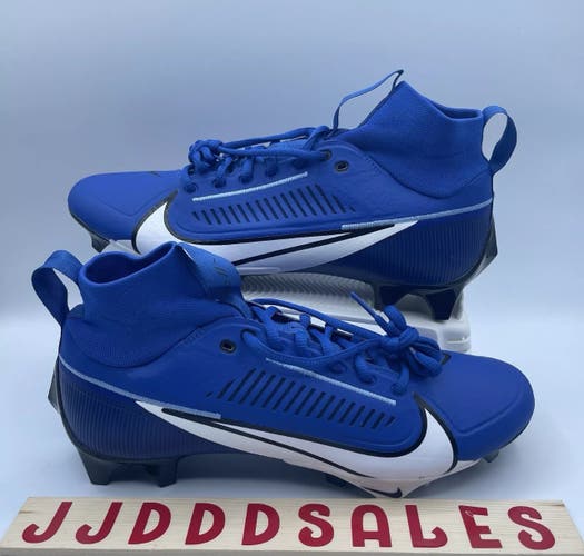 Nike Vapor Edge Pro 360 2 Football Cleats Blue White DA5456-414 Men's Sz 7