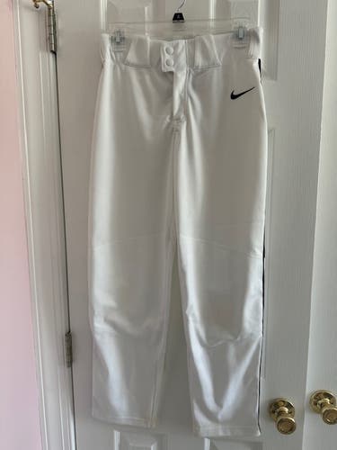 White Used XL Youth Nike Game Pants