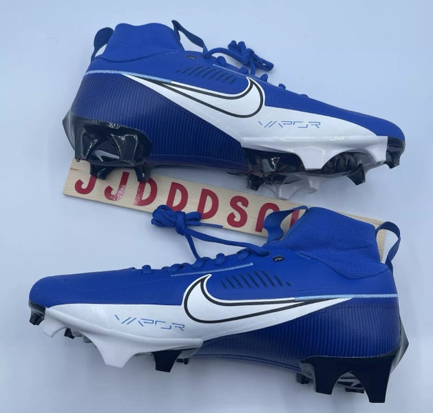 NEW Nike Vapor Edge Pro 360 2 Football Cleats DA5456-414 Size 8.5 Blue Nike Vapor Edge Pro 360 2 Royal Blue White Football Cleats  main image 4