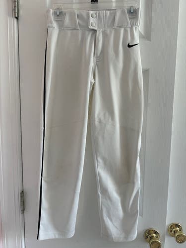 Nike White Used Large Youth Game Pants