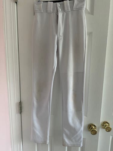 White Used XS Adult Men's Easton Game Pants