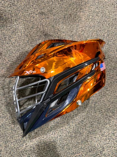 Orange Used Adult Cascade XRS Helmet