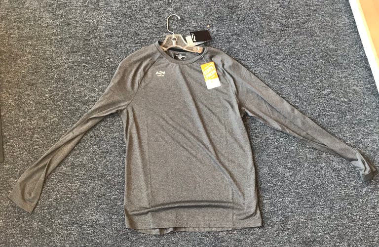 True Triple Tee LS Charcoal SM