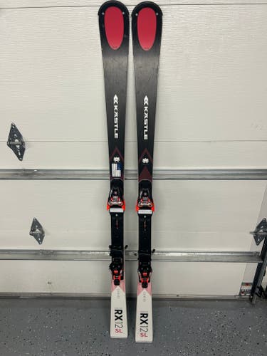 Used 2022 Kastle 165 cm Racing RX12 Skis With Bindings