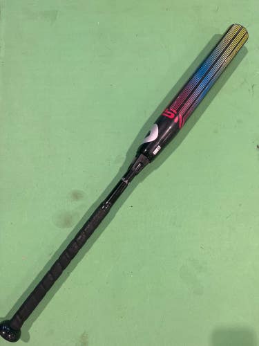 Black Used 2020 DeMarini Prism Bat (-10) Composite 22 oz 32"