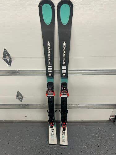 Used Kastle 157 cm Racing RX12 SL Skis With Marker Bindings