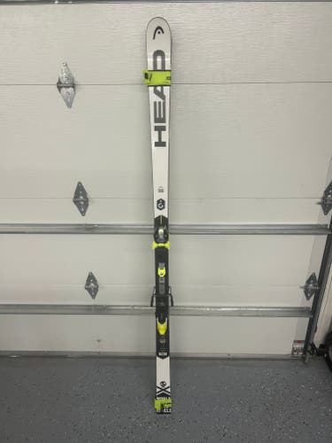 Used HEAD 188 cm Racing World Cup Rebels i.GS RD Skis With Bindings