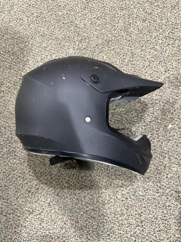 Black Used Men's Unbranded Motocross helmet