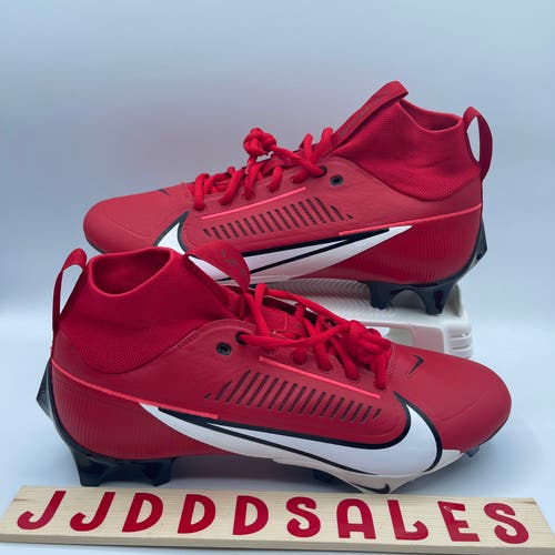 Nike Vapor Edge Pro 360 2 Football Cleats Red White DA5456-616 Men's Sz 9.5 NEW