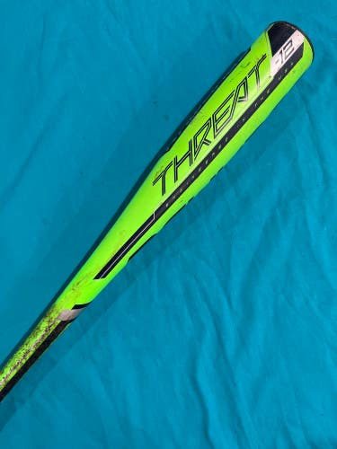 Used Kid Pitch (9YO-13YO) Rawlings Threat Bat USABat Certified (-12) Composite 17 oz 29"