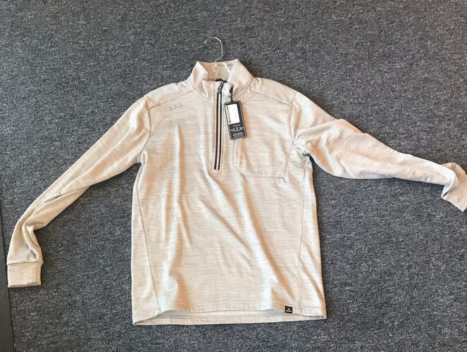 Bauer FLC Textured Half Zip SR SM GREY