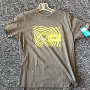 Bauer SS Icon Illusion Tee YTH MED GREY