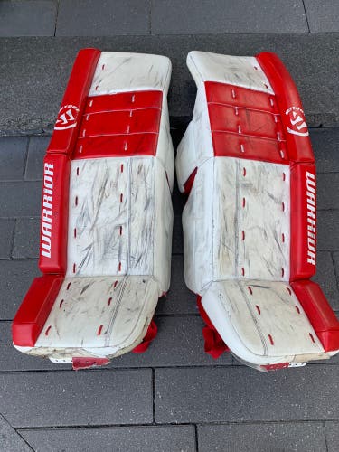 Used  Warrior Classic Pro Stock Ritual G2 Goalie Leg Pads