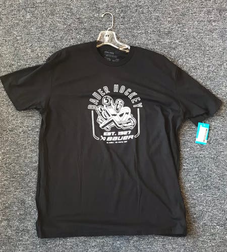 Bauer SS Grab Tee SR BLK XXL