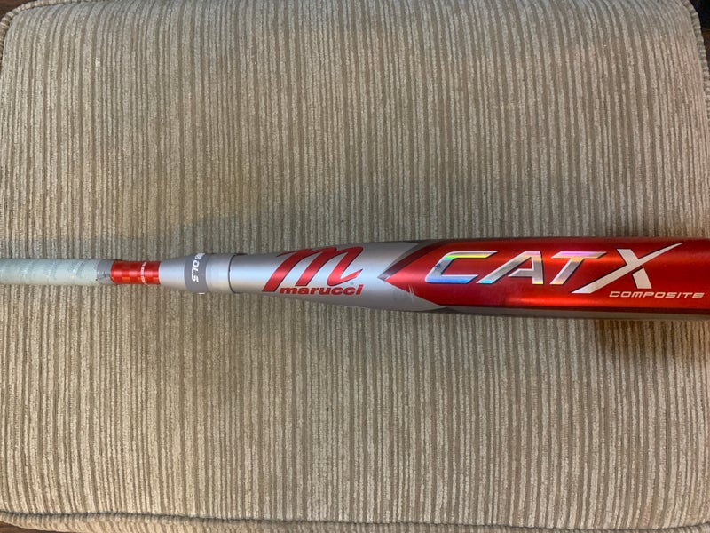 Used 2023 Marucci CAT X USSSA Certified Bat (-10) Composite 20 oz 30"