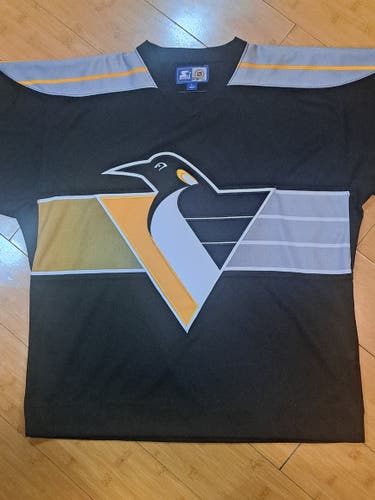 Pittsburgh penguins 90's vintage starter jersey.