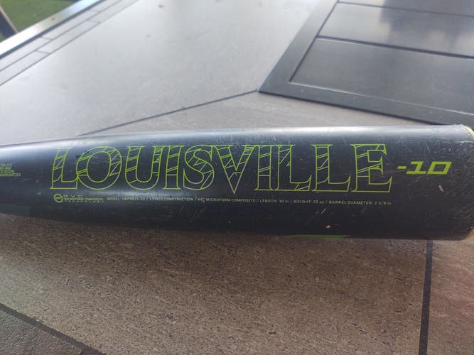 Used Louisville Slugger Prime USABat Certified Bat (-10) Composite 20 oz 30"