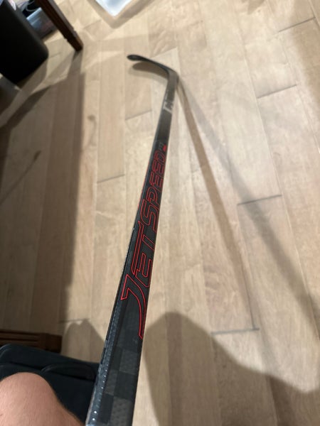 Used Senior CCM Right Handed Toe Pattern Pro Stock JetSpeed FT3 Pro Hockey Stick