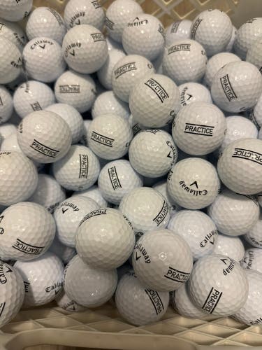 100 Practice Driving Range Golf Balls Callaway