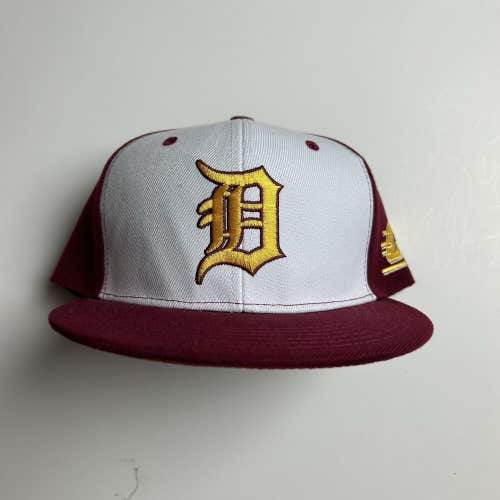 Detroit Tigers x Central Michigan Chippewas Hat Cap Snapback SGA Maroon