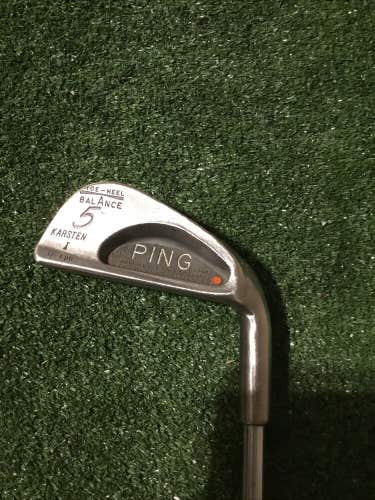 Ping Ladies Karsten I Orange Dot Toe-Heel Balance 5 Iron Steel Shaft (36.5”)